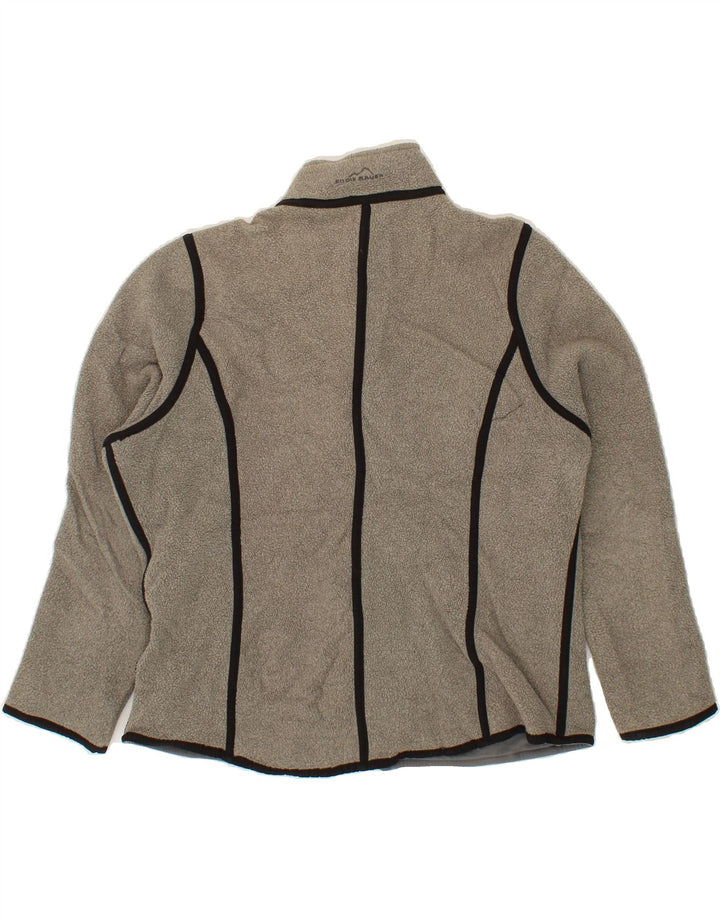 EDDIE BAUER Womens Fleece Jacket UK 18 XL Grey Polyester Vintage Eddie Bauer and Second-Hand Eddie Bauer from Messina Hembry 