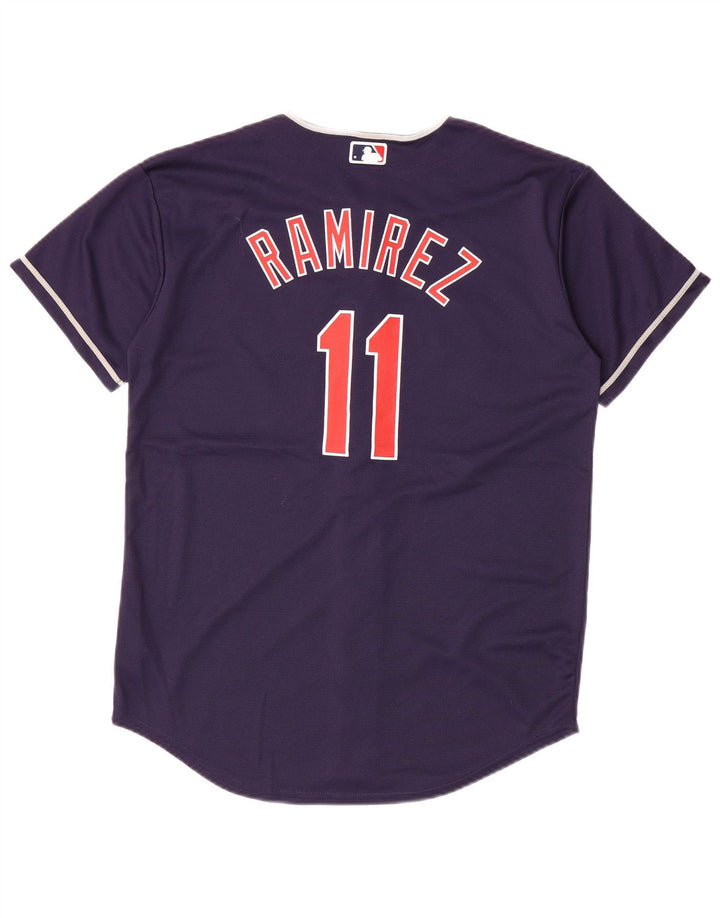 GENUINE MERCHANDISE Koszulka chłopięca Indians, duża, 14-15 lat, granatowa