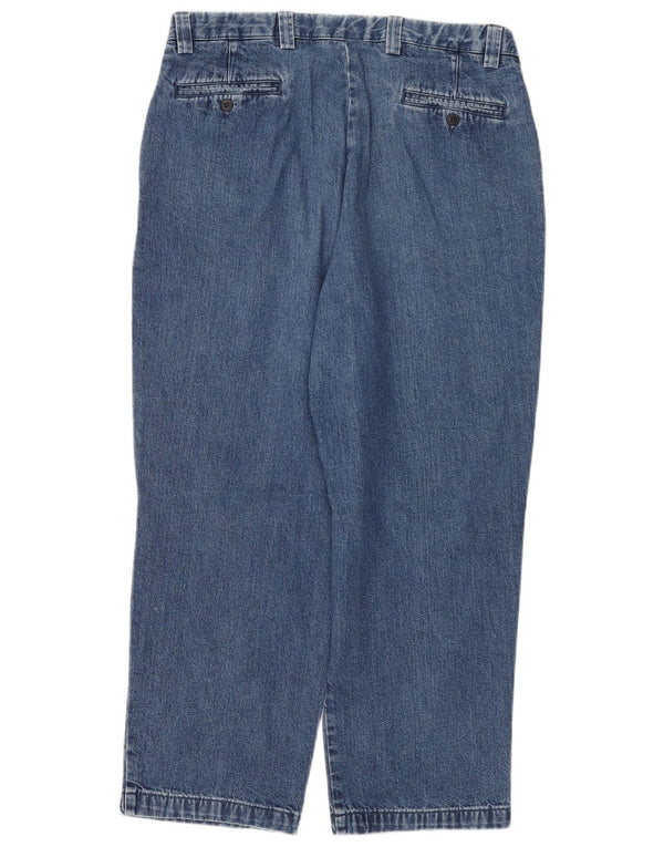 DOCKERS Męskie proste dżinsy W36 L29 Niebieskie bawełniane