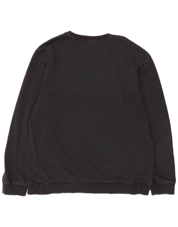 Męska bluza Adidas z grafiką o regularnym kroju, XL, czarna, bawełniana