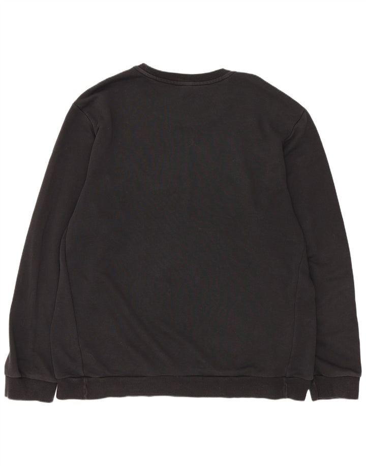 Męska bluza Adidas z grafiką o regularnym kroju, XL, czarna, bawełniana