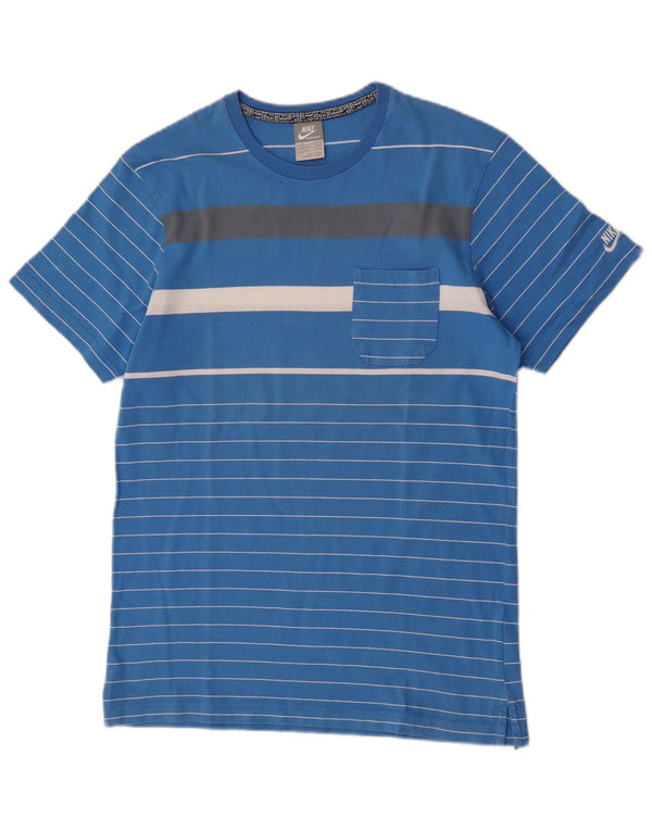 T-shirt męski Nike Top UK 39/41 Średni niebieski, bawełniany blok kolorów