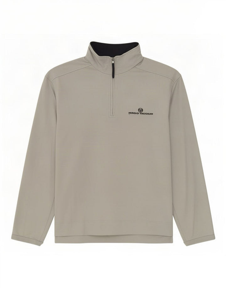 Męski dres Sergio Tacchini z zamkiem błyskawicznym, duży, szary