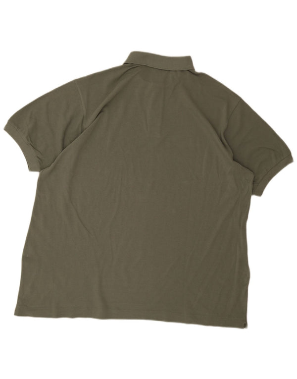 Męska koszulka polo Lacoste, rozmiar 7, 2XL, bawełna khaki