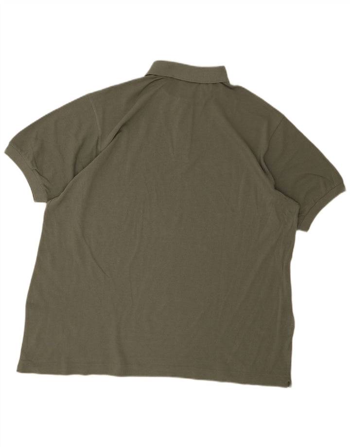 Męska koszulka polo Lacoste, rozmiar 7, 2XL, bawełna khaki