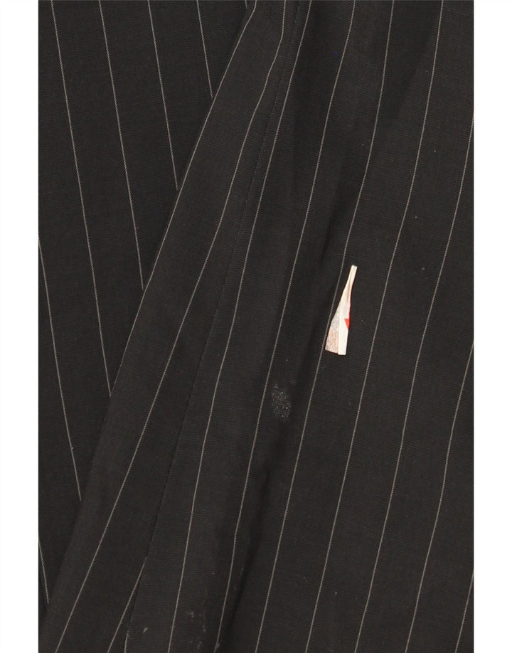 Męska marynarka Armani Collezioni zapinana na 3 guziki IT 52, duża, czarna w prążki