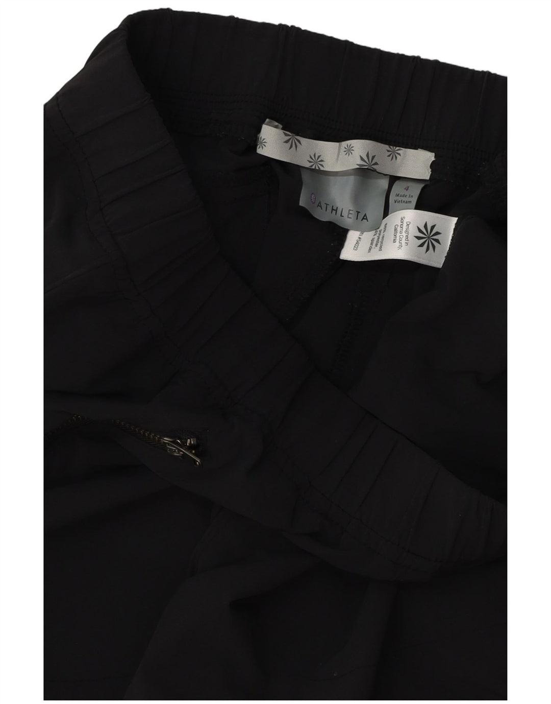 Damskie spodnie typu slim casual ATHLETA US 4 Small W28 L28 Czarny poliester