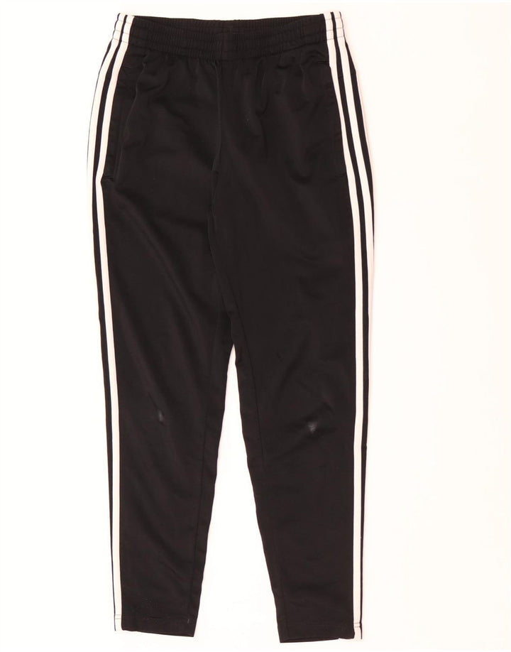 Damskie spodnie dresowe Adidas UK 8/10, małe, czarne, poliestrowe