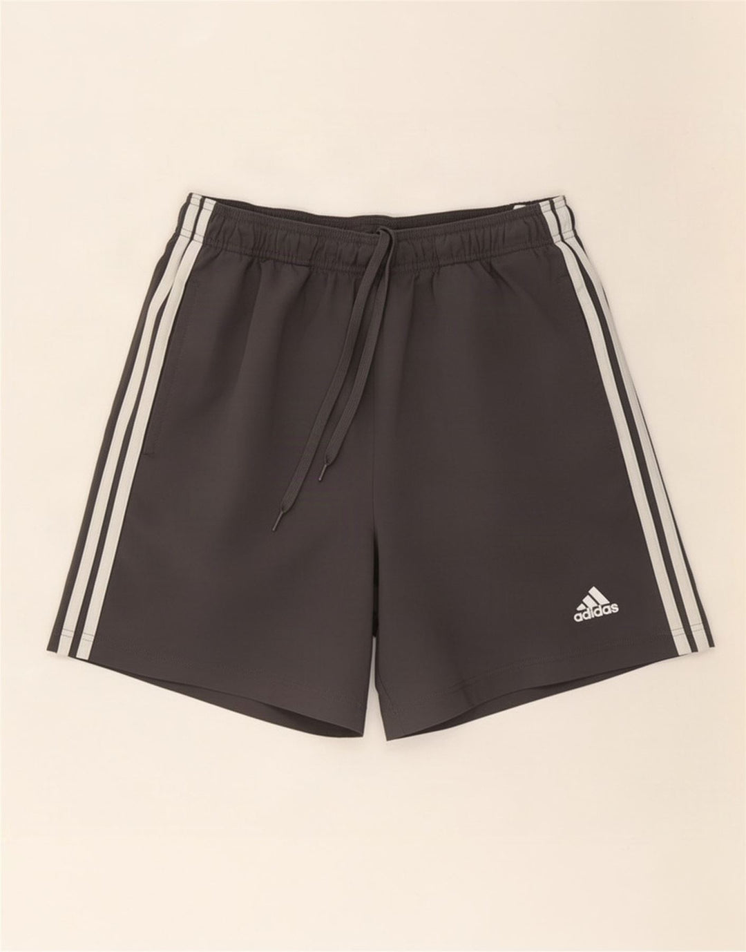 Męskie spodenki sportowe Adidas, duże, szare, poliestrowe