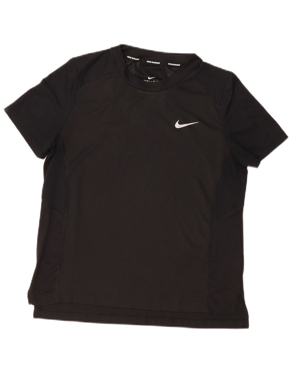 Damska koszulka Nike Dri Fit Top UK 14, średnia czarna, poliestrowa, sportowa