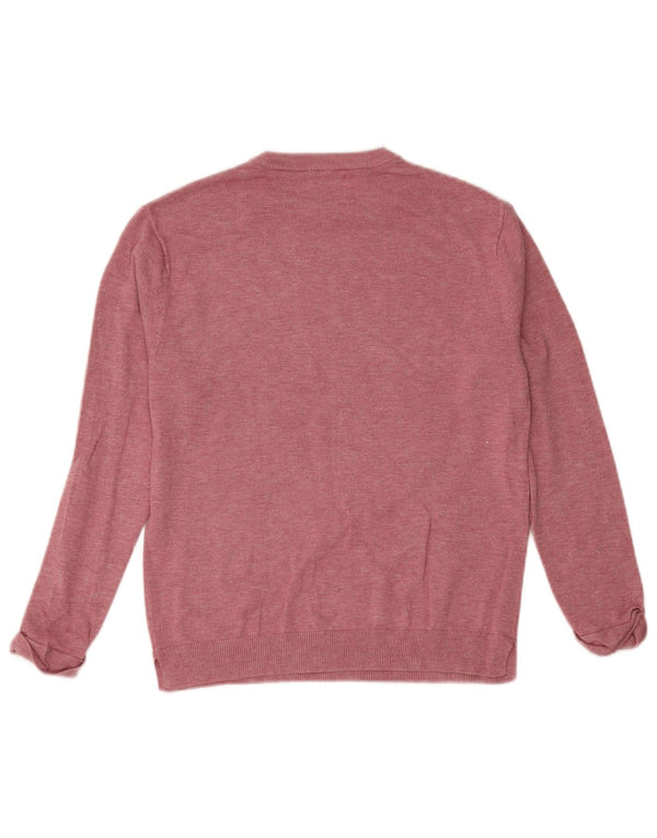 Sweter dziewczęcy z okrągłym dekoltem Zara 11-12 lat, różowy