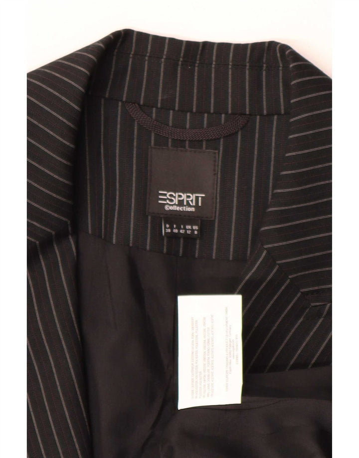 Damski garnitur zapinany na 2 guziki Esprit UK 12 Medium W30 L30 w czarne paski