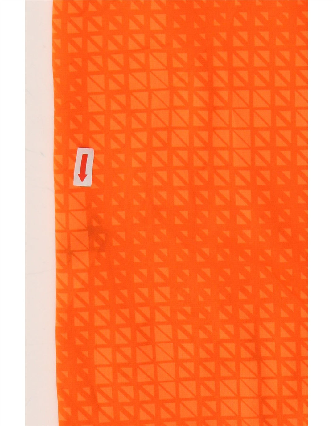 UNDER ARMOUR Mens Graphic Hoodie Jumper Small Orange Geometric Vintage Under Armour and Second-Hand Under Armour from Messina Hembry 