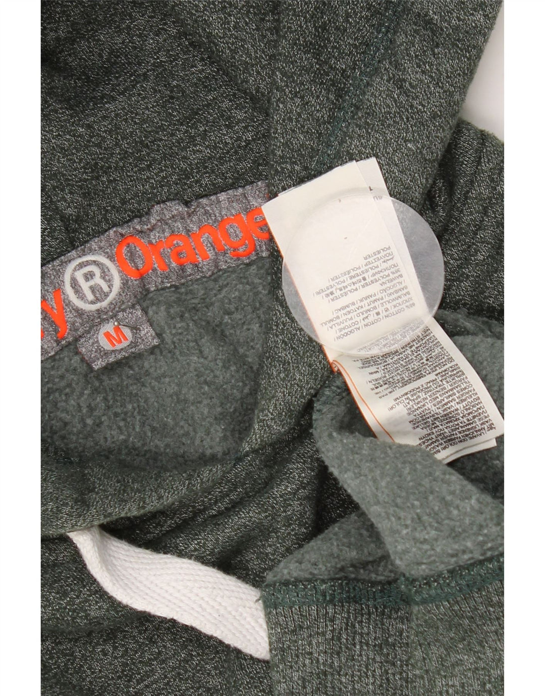 Męski sweter z kapturem Superdry, bawełna w kolorze średniej zielonej plamki