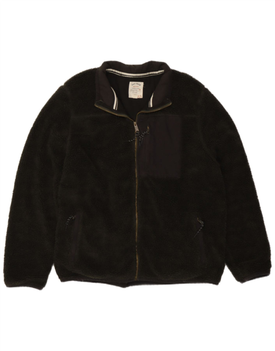 Męska kurtka polarowa Fat Face UK 42 XL Khaki, poliester