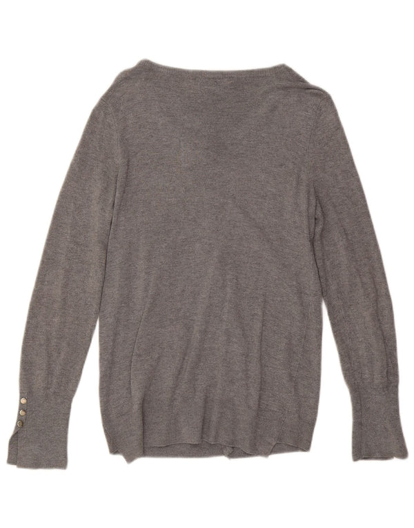 Sweter damski Zara Cardigan UK 14, duży, szary