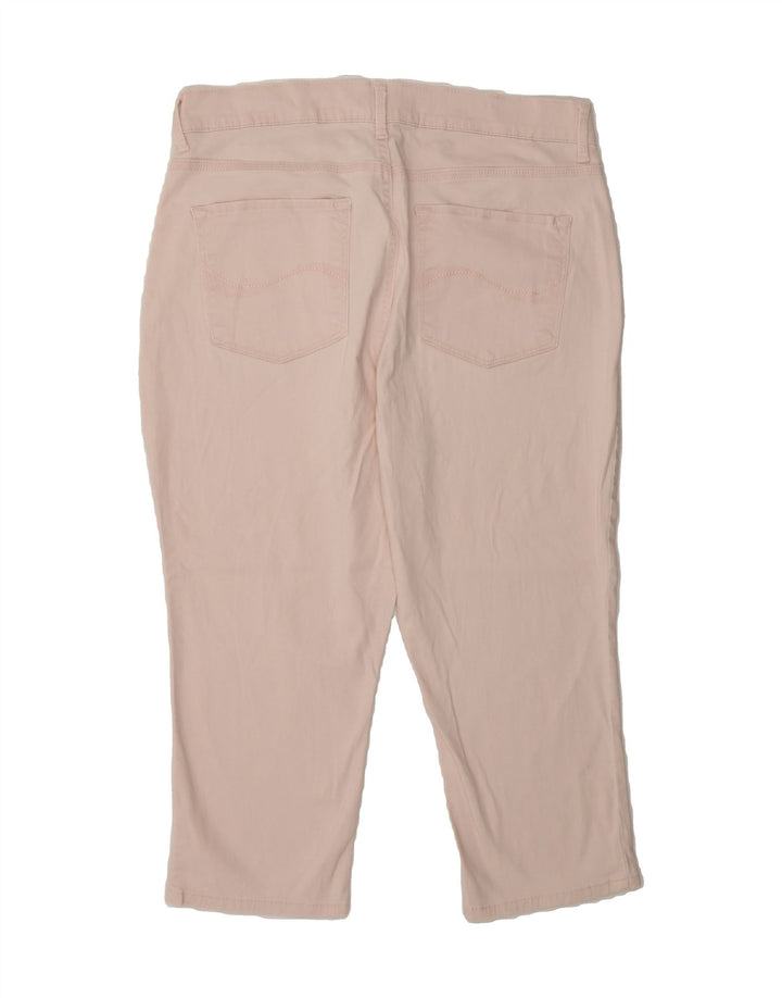 LEE Womens Easy Fit Straight Capri Trousers W33 L21 Pink Vintage Lee and Second-Hand Lee from Messina Hembry 
