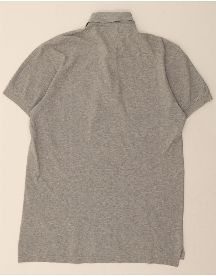 TOMMY HILFIGER Mens Polo Shirt Large Grey Cotton Vintage Tommy Hilfiger and Second-Hand Tommy Hilfiger from Messina Hembry 