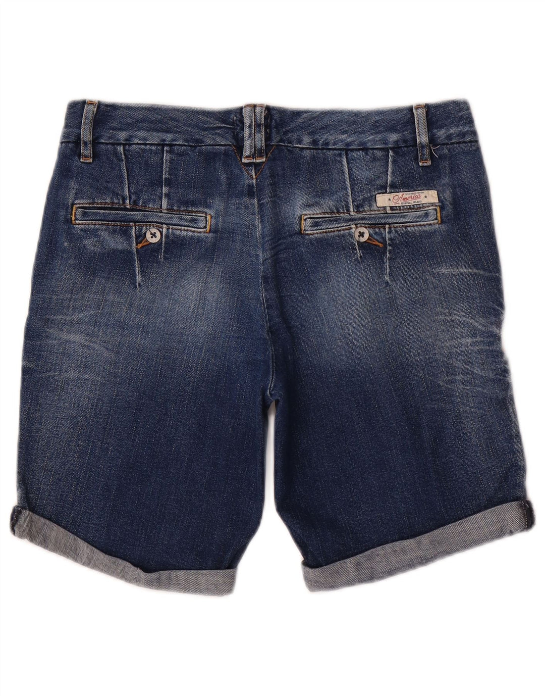 Damskie spodenki jeansowe Tommy Hilfiger W28 Średnioniebieskie bawełniane