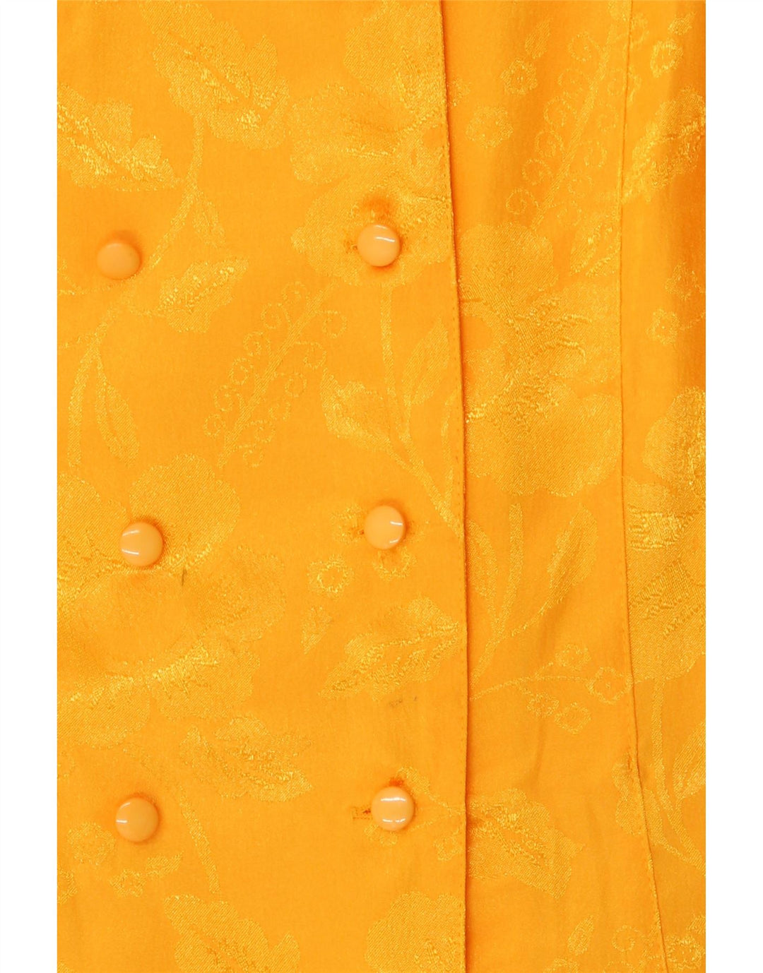 YESSICA Womens Shirt Blouse EU 38 Medium Yellow Floral Polyester Vintage Yessica and Second-Hand Yessica from Messina Hembry 