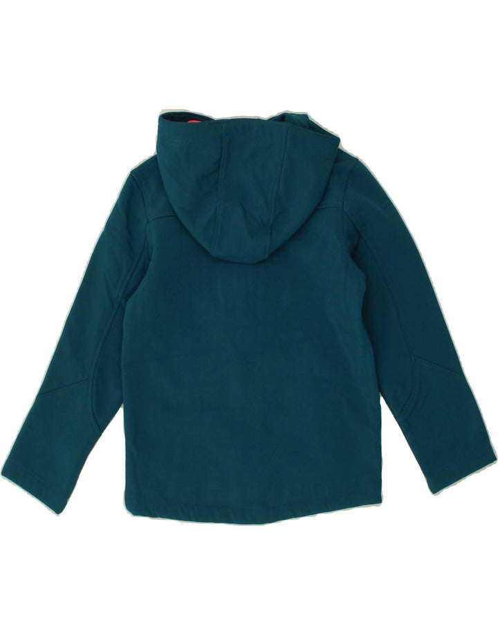 MOUNTAIN WAREHOUSE Girls Hooded Windbreaker Jacket 5-6 Years Blue Vintage Mountain Warehouse and Second-Hand Mountain Warehouse from Messina Hembry 