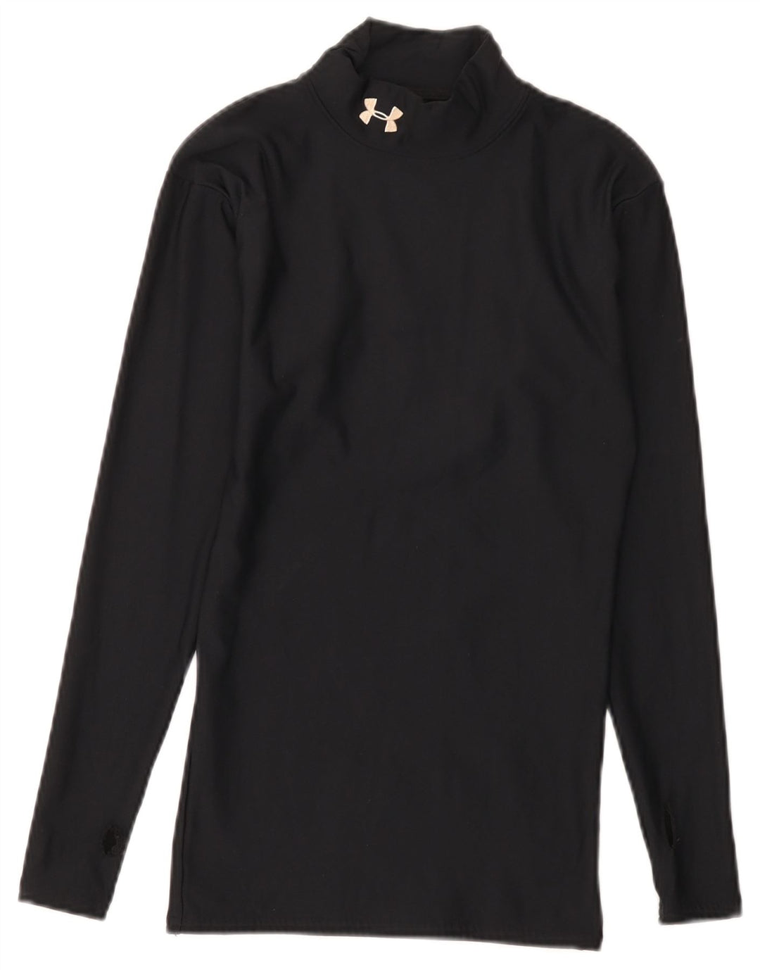 Damski top Under Armour Cold Gear z długim rękawem, UK 8, mały, czarny nylon