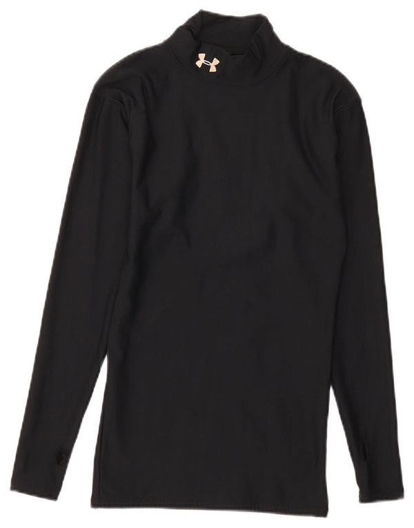 Damski top Under Armour Cold Gear z długim rękawem, UK 8, mały, czarny nylon