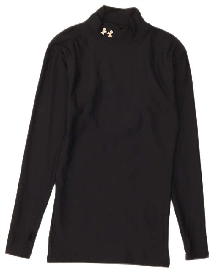 Damski top Under Armour Cold Gear z długim rękawem, UK 8, mały, czarny nylon