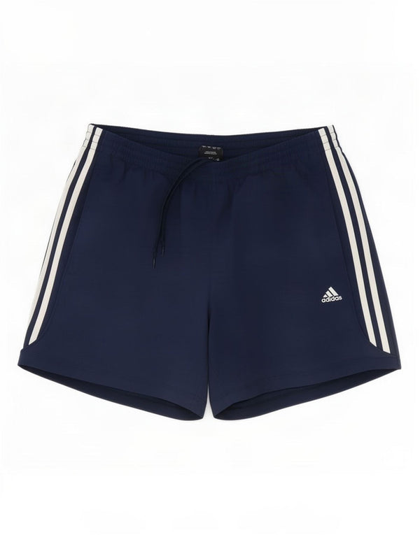 Męskie spodenki sportowe Adidas Climalite, duże, granatowe, z poliestru