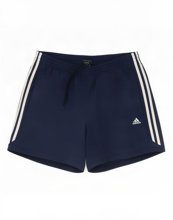 Męskie spodenki sportowe Adidas Climalite, duże, granatowe, z poliestru