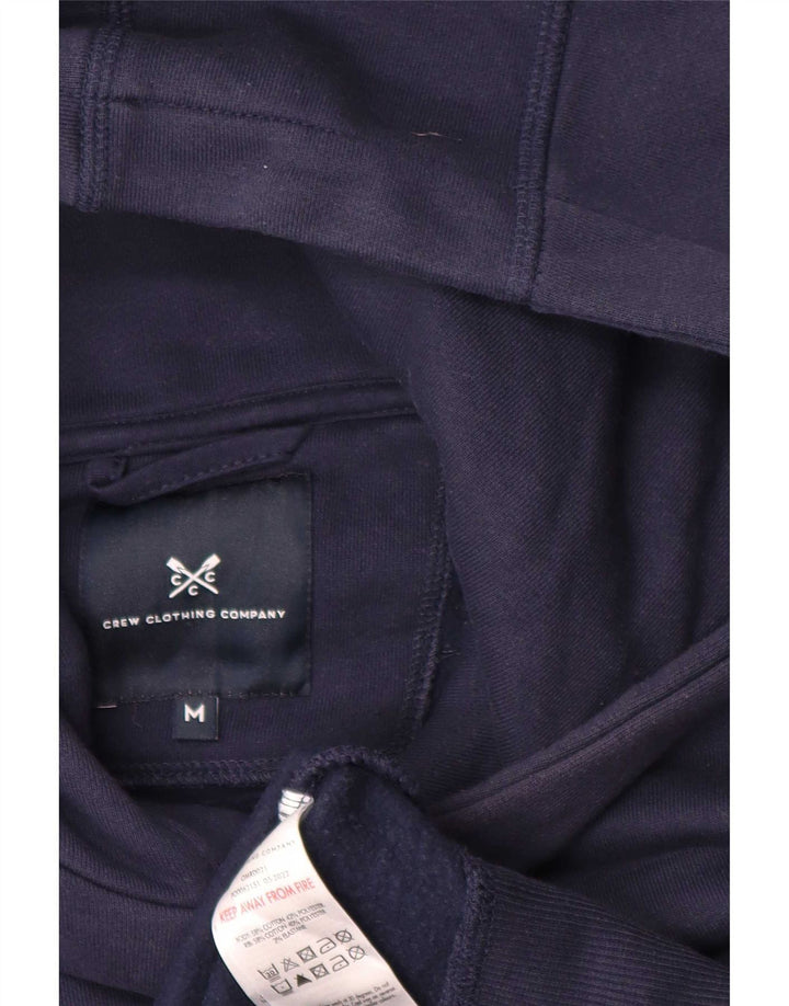 Crew Clothing Męska bluza z kapturem, średnia, granatowa, bawełniana