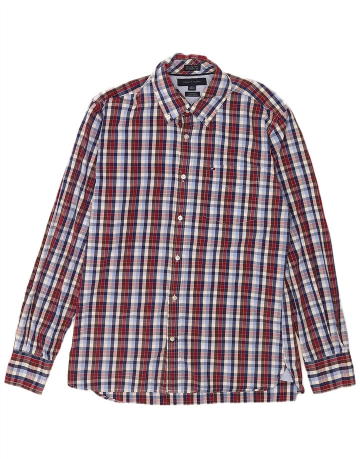 Koszula męska Tommy Hilfiger rozmiar 15 1/2 16 średnia wielobarwna kratka