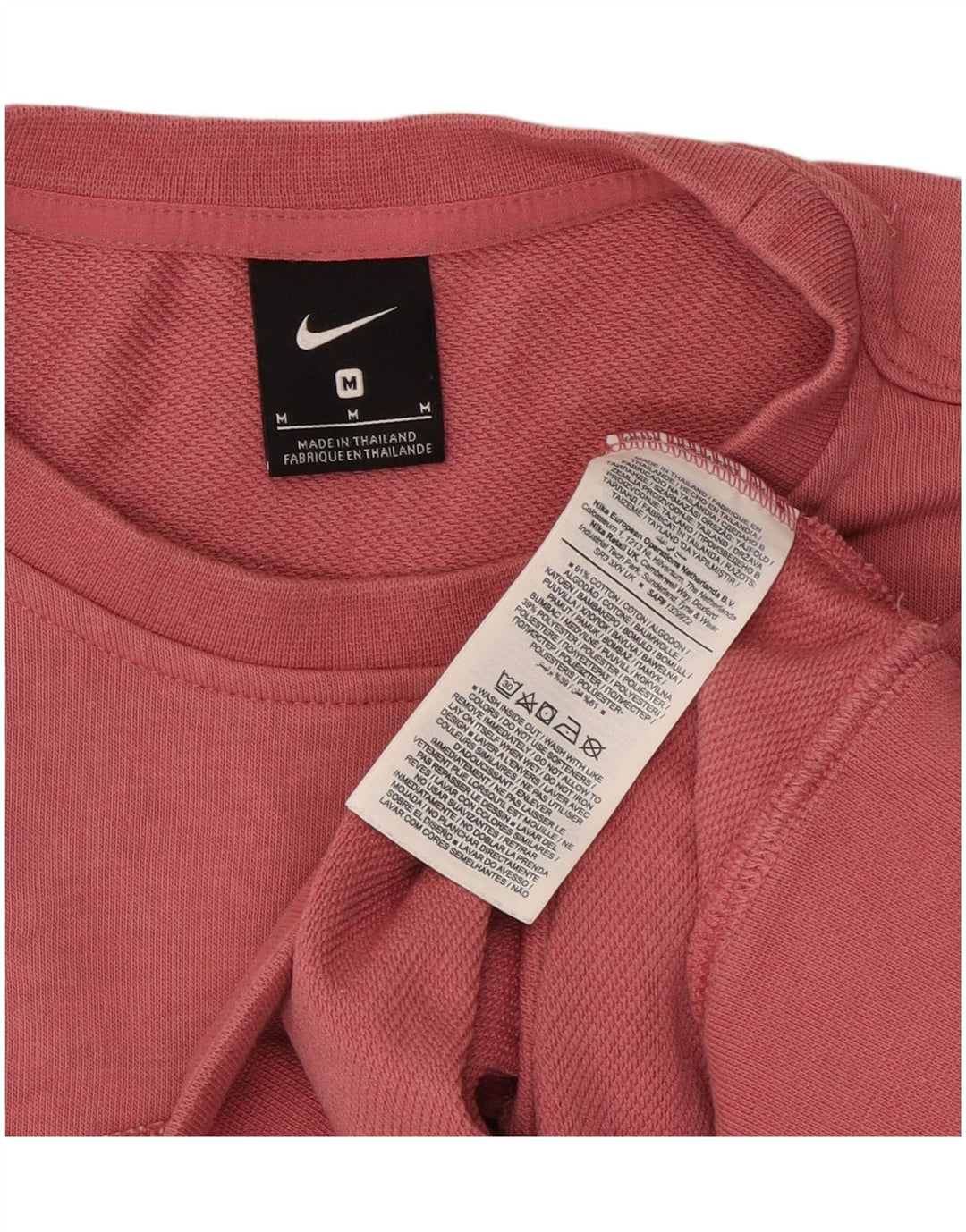 Damska bluza dresowa Nike Oversized Crop Graphic, UK 14, średni róż
