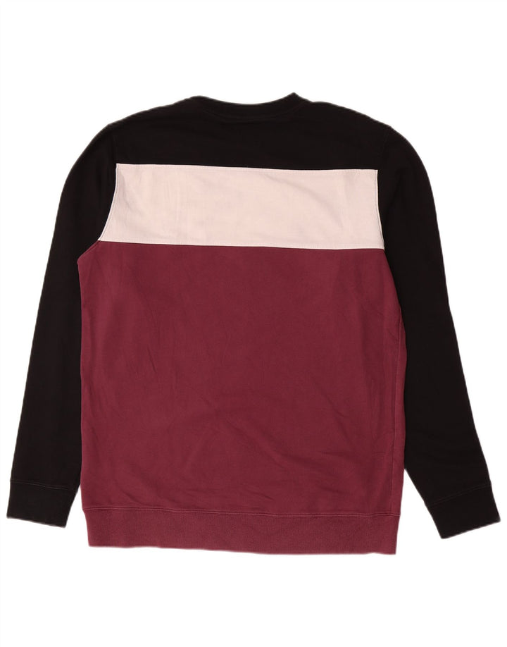 Męska bluza z grafiką Vans, bawełniana, w kolorze średniego burgunda