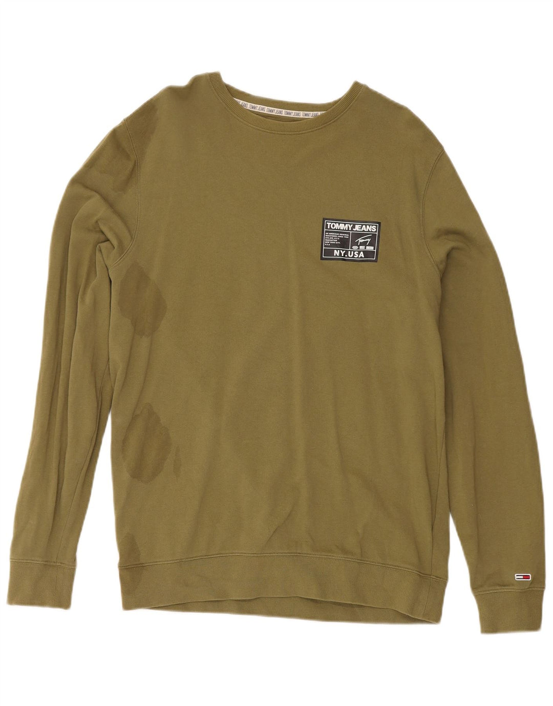 Męska bluza Tommy Hilfiger, duża, bawełniana khaki