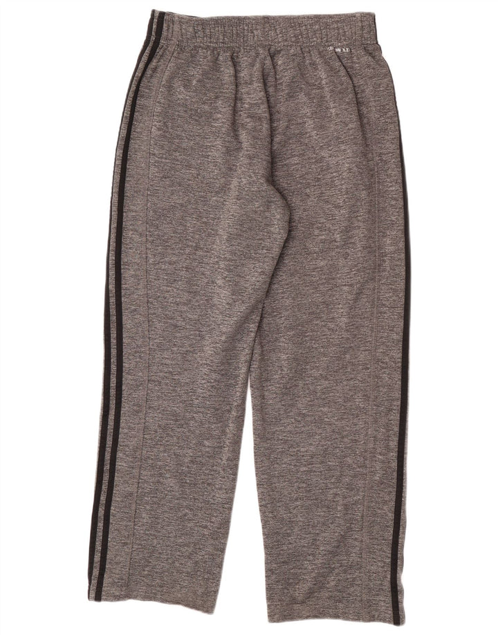 Męskie spodnie dresowe Adidas Climawarm, średnio szary, nakrapiany poliester