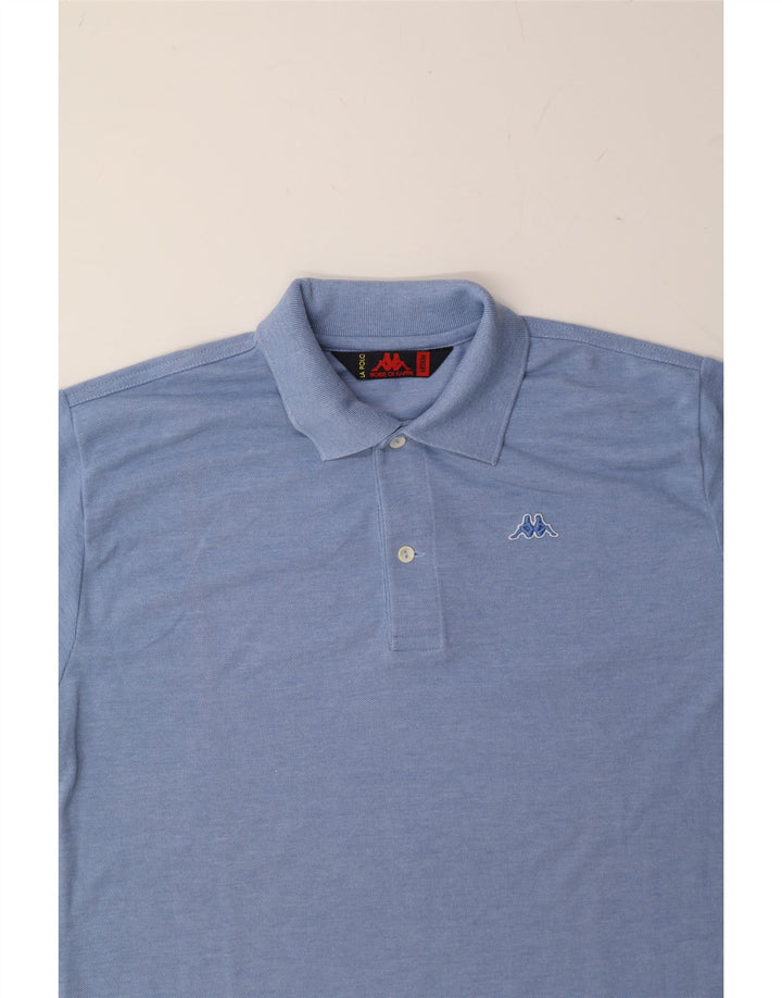 KAPPA Mens Polo Shirt Medium Blue Cotton Vintage Kappa and Second-Hand Kappa from Messina Hembry 