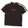 Męski T-shirt z grafiką CHAMPION, mały, czarny