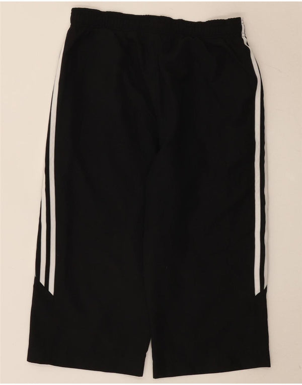 Męskie spodnie dresowe Adidas Capri, małe, czarne, poliestrowe