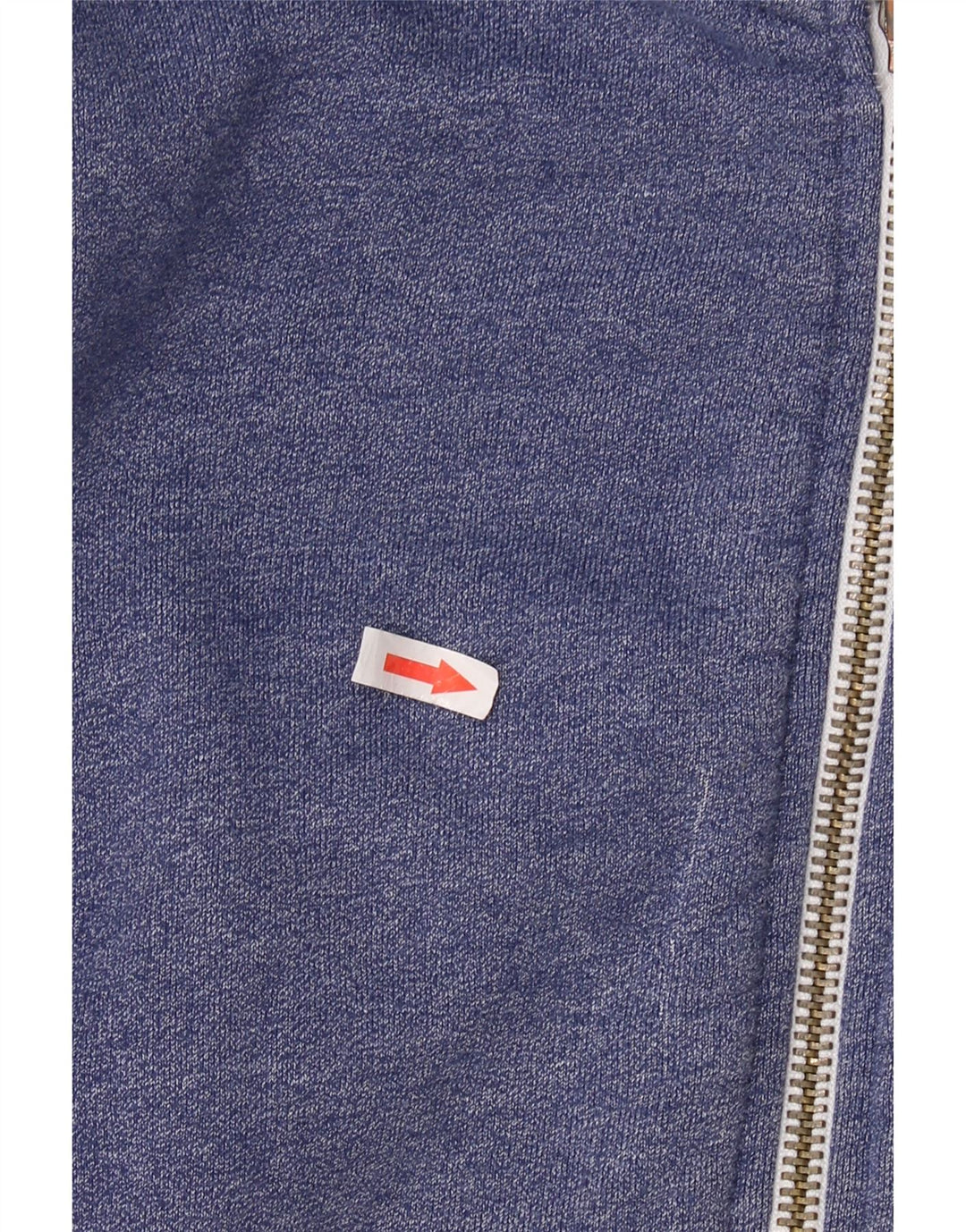 SUPERDRY Męski sweter z kapturem i zamkiem błyskawicznym, mały, niebieski, bawełniany