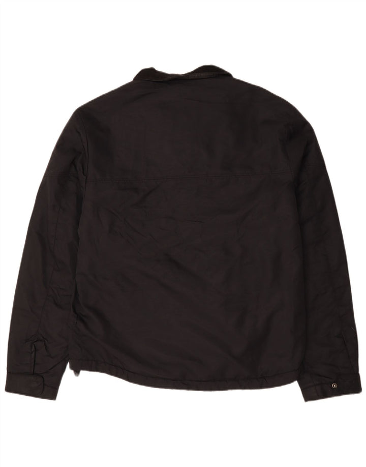 Męska kurtka bomberka Zara UK 42 XL z czarnego nylonu