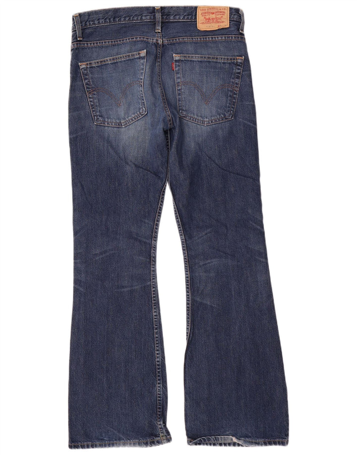 Męskie dżinsy Levi's 516 Bootcut W34 L33 Niebieska bawełna
