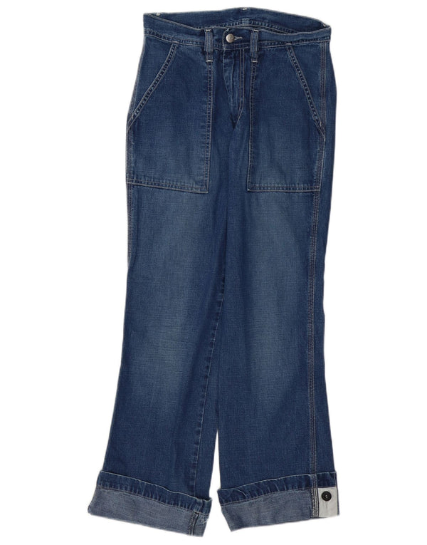 DIESEL Damskie jeansy Bootcut W26 L27 Niebieskie bawełniane