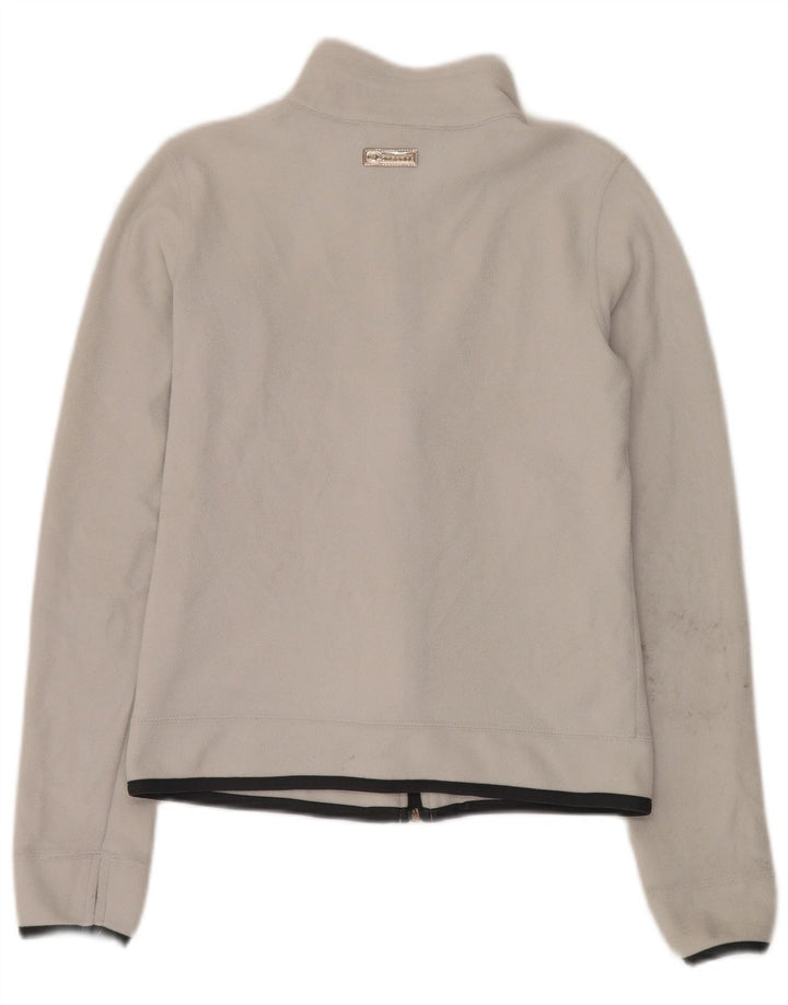 Damska kurtka polarowa Champion Graphic UK 10 Small, biała, poliestrowa