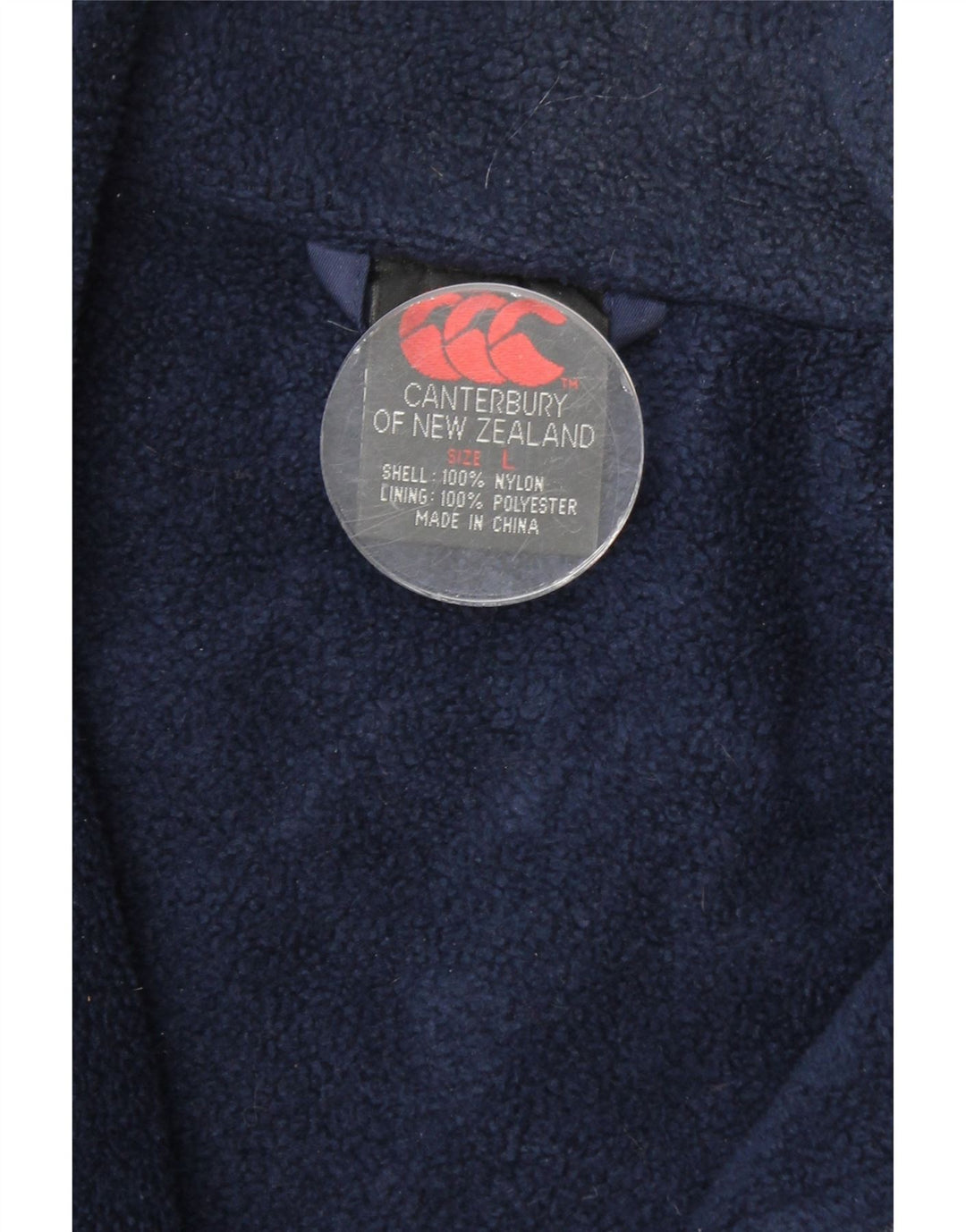 Płaszcz męski CANTERBURY UK 40, duży granatowy nylon