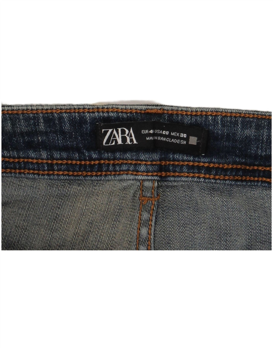 Damskie jeansy rurkowe Zara w trudnej sytuacji EU 40 Medium W30 L28 Niebieskie