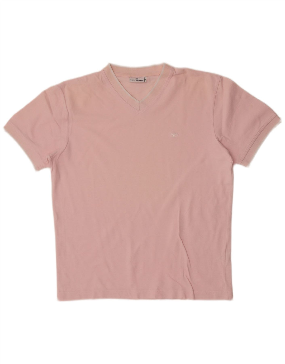 T-shirt męski Tom Tailor Top, średni, różowy, bawełniany