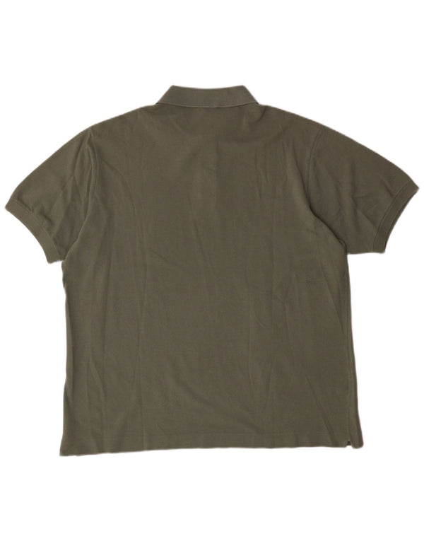 Męska koszulka polo Lacoste, rozmiar 5, duża, bawełniana khaki