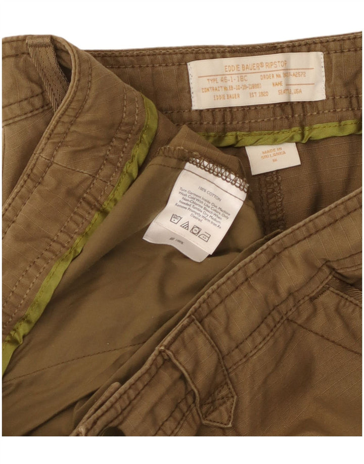 Damskie spodenki bojówki Eddie Bauer US 16 2XL W40, bawełna khaki