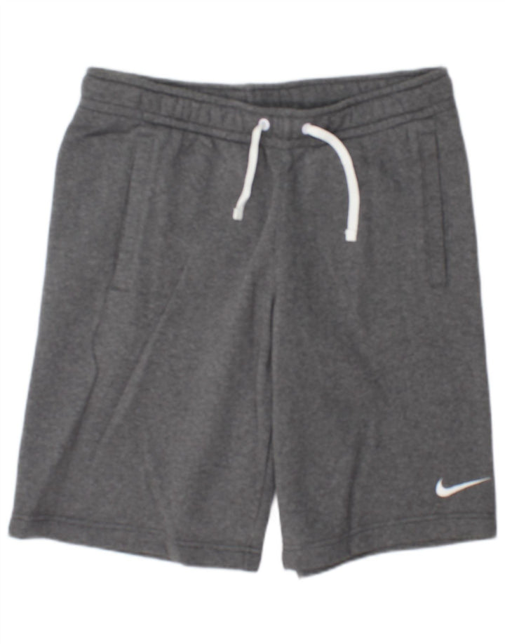 Męskie spodenki sportowe Nike, średnioszare, bawełniane w cętki